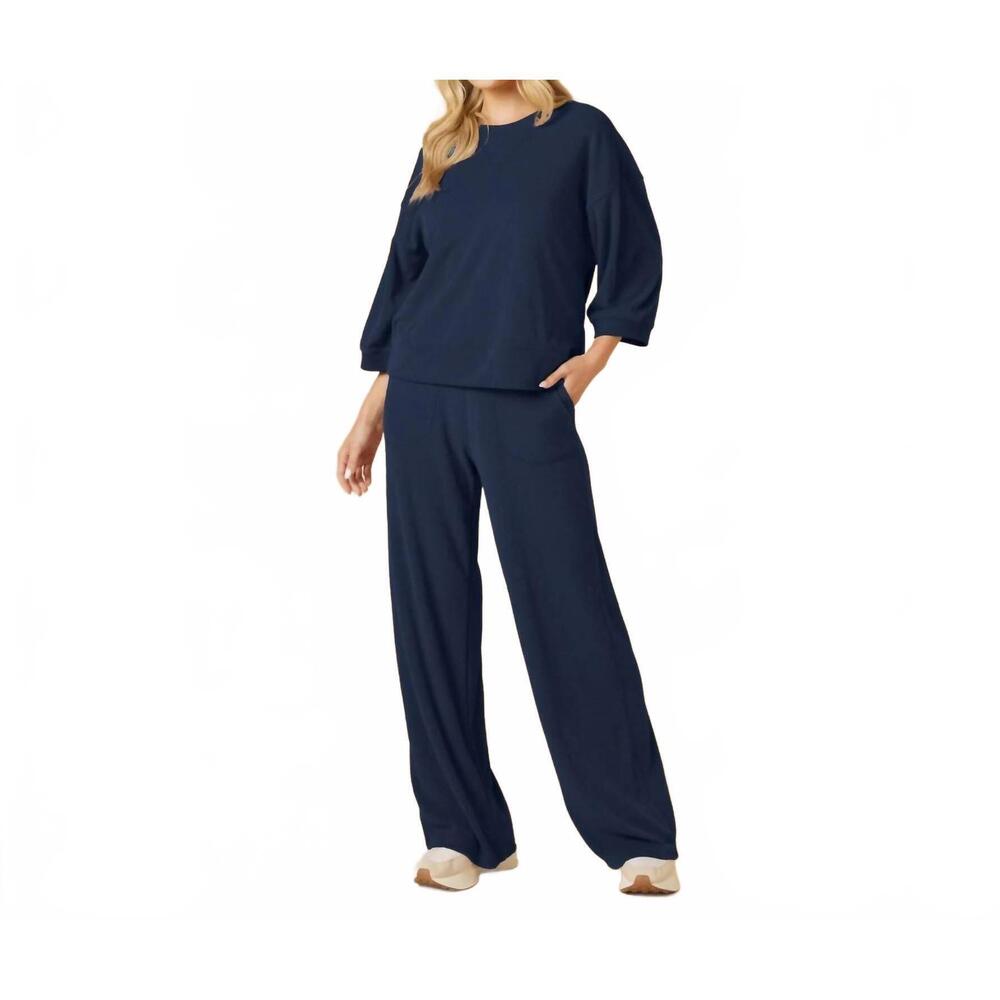 NEW SOFTIES terry lounge set in blue